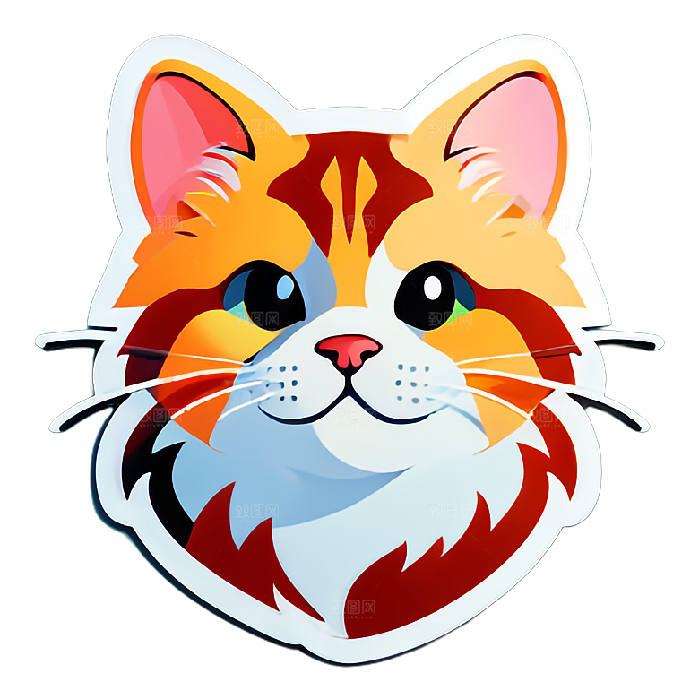 小猫贴画的创意用途