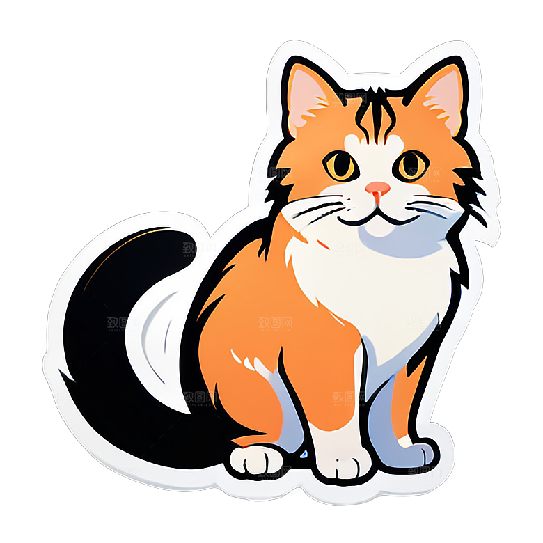 小猫贴画的创意用途