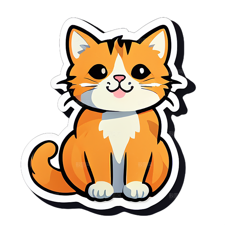 小猫贴画装饰家居的好选择