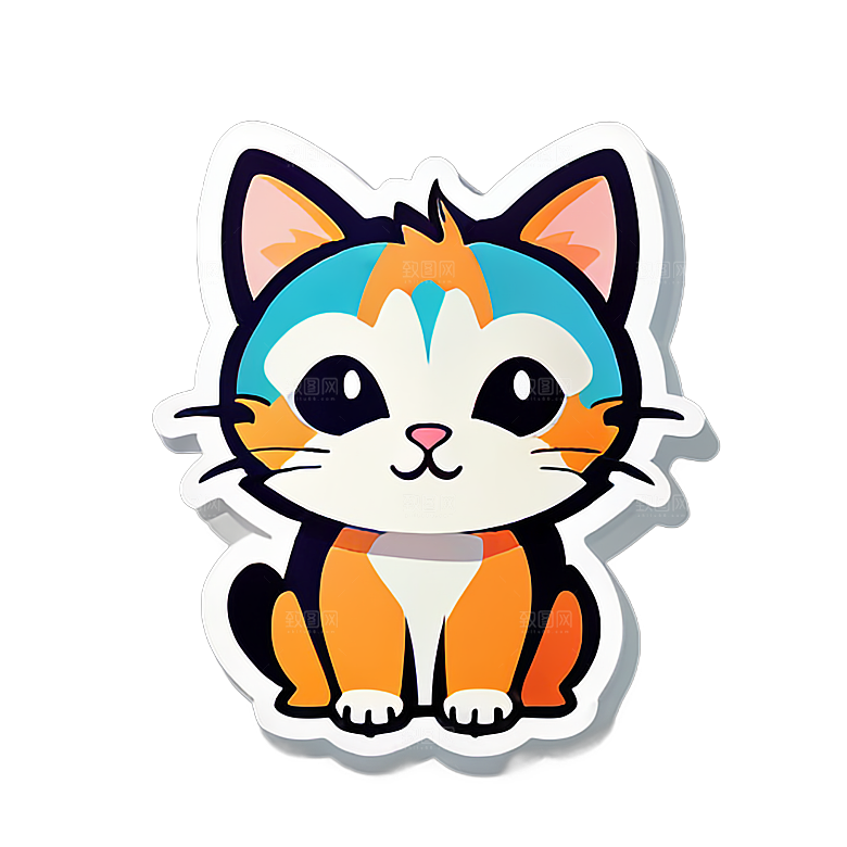 小猫贴画装饰家居的好选择