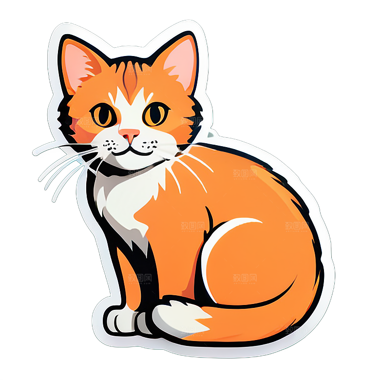 小猫贴画装饰家居的好选择