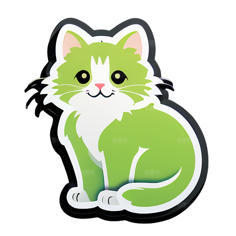 小猫贴画装饰家居的好选择