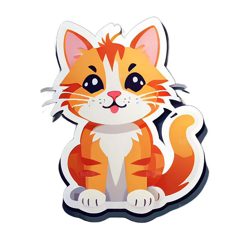 美丽小猫贴画收藏推荐