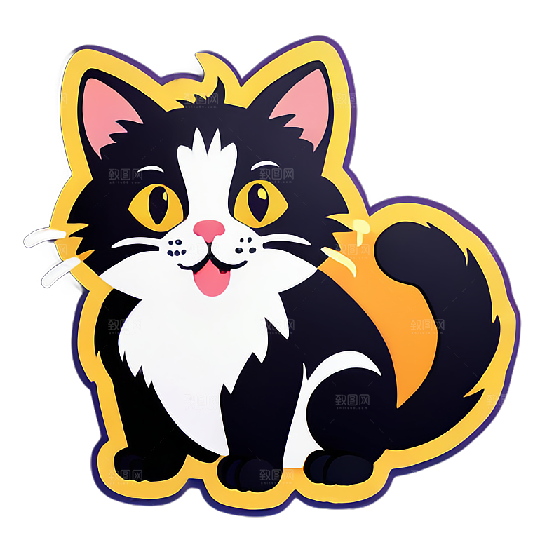 美丽小猫贴画收藏推荐
