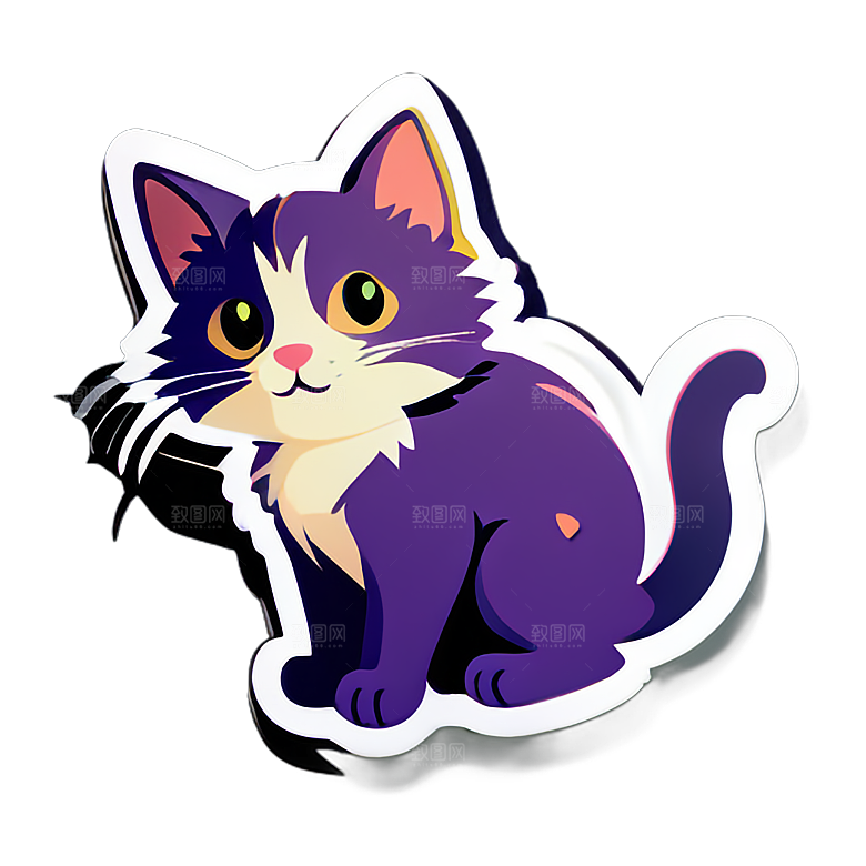 美丽小猫贴画收藏推荐