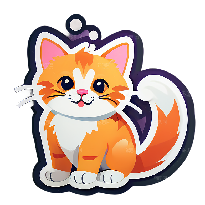 美丽小猫贴画收藏推荐