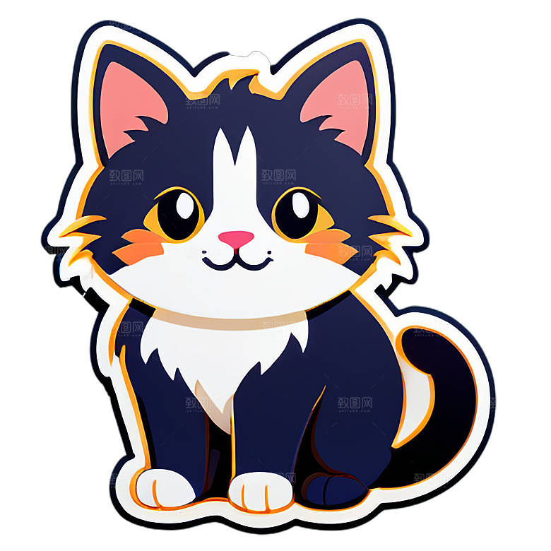 美丽小猫贴画收藏推荐