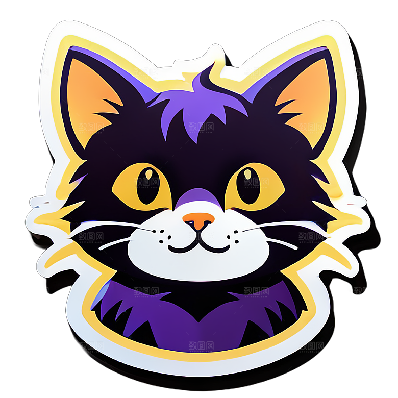 美丽小猫贴画收藏推荐