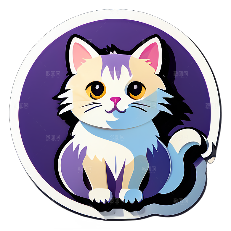 美丽小猫贴画收藏推荐