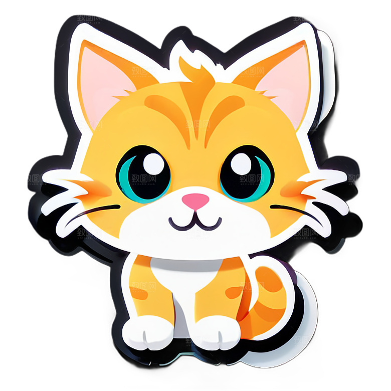美丽小猫贴画收藏推荐