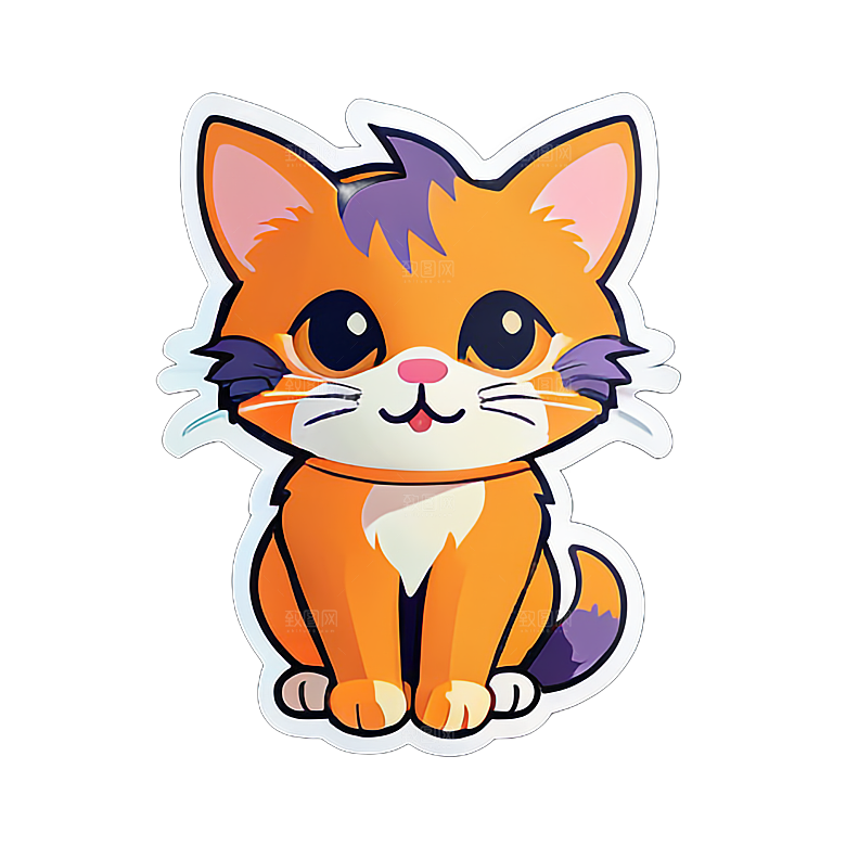 美丽小猫贴画收藏推荐