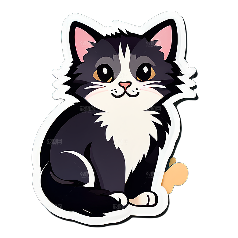 美丽小猫贴画收藏推荐