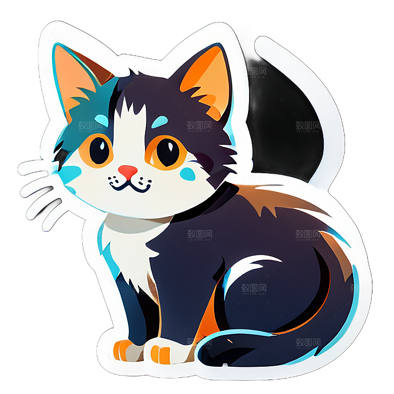 小猫贴画的艺术传承