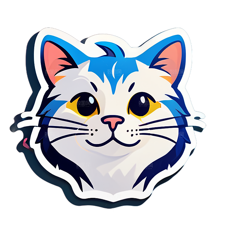 小猫贴画的创作激情