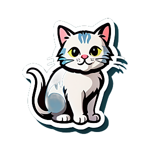 小猫贴画的艺术探索