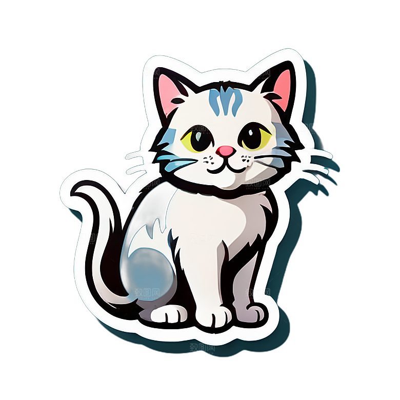 小猫贴画的艺术探索