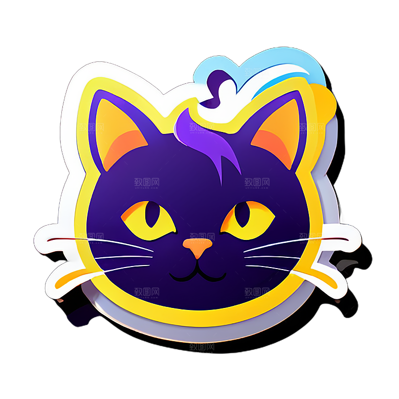 小猫贴画的艺术探索