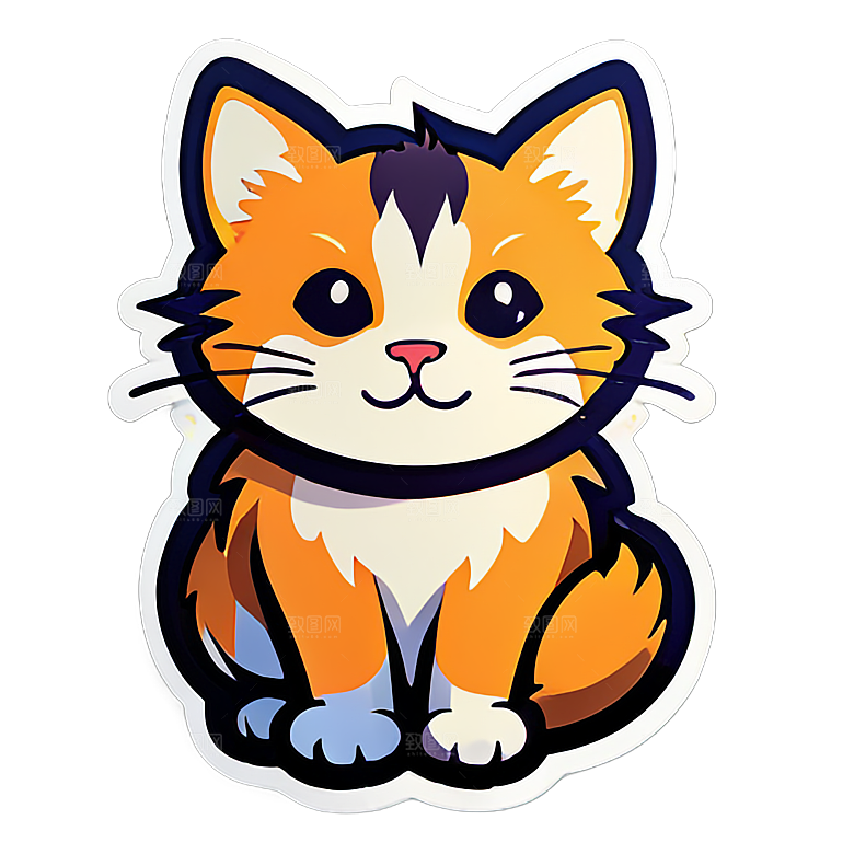 小猫贴画的艺术探索