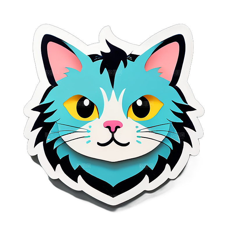 小猫贴画的艺术探索