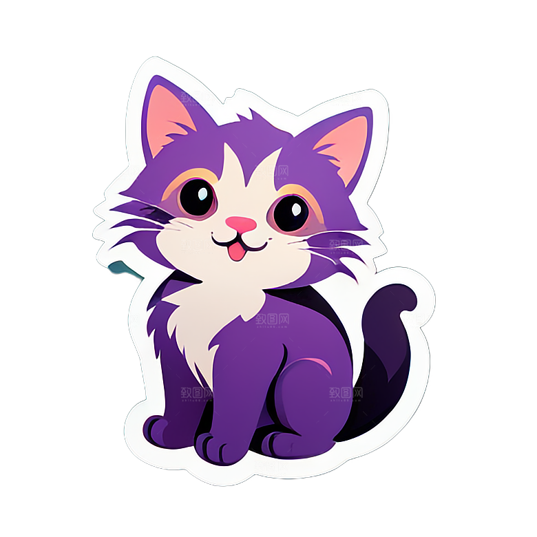 小猫贴画的艺术探索