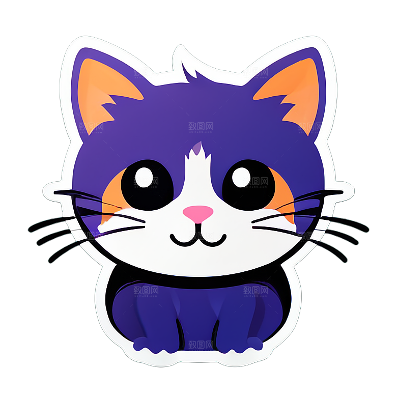 小猫贴画的艺术探索