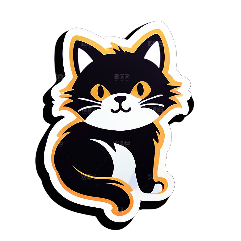小猫贴画的创新设计