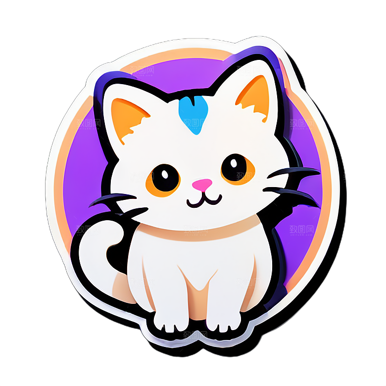 小猫贴画的创新设计