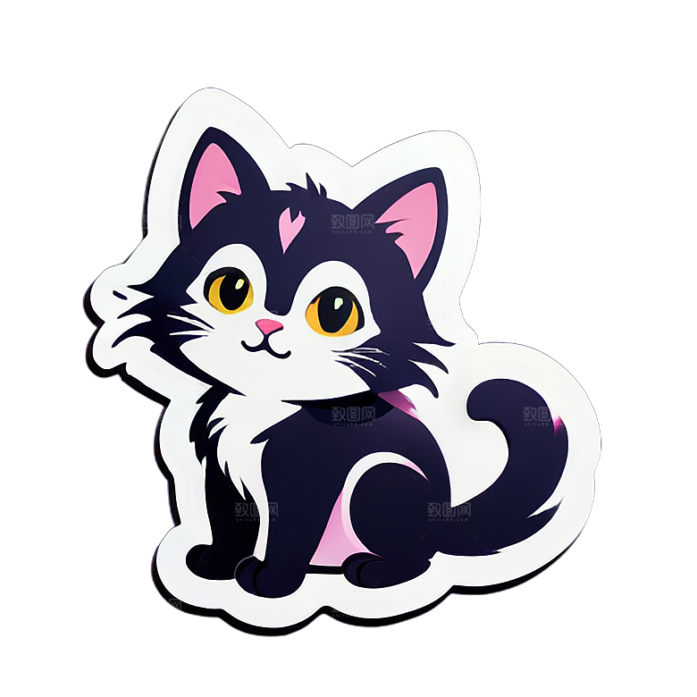 小猫贴画的审美价值