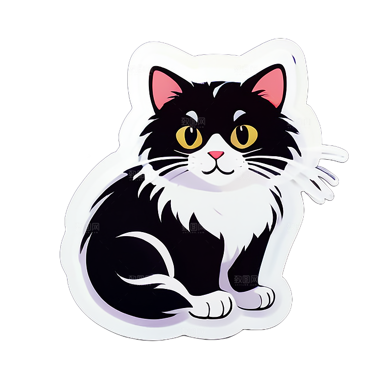 小猫贴画的表达方式