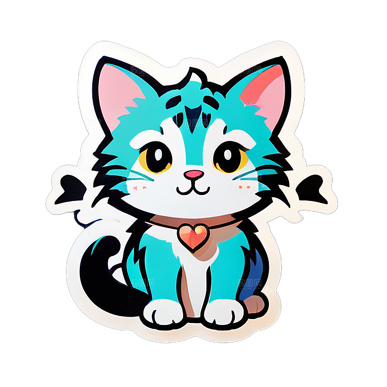 小猫贴画的表达方式