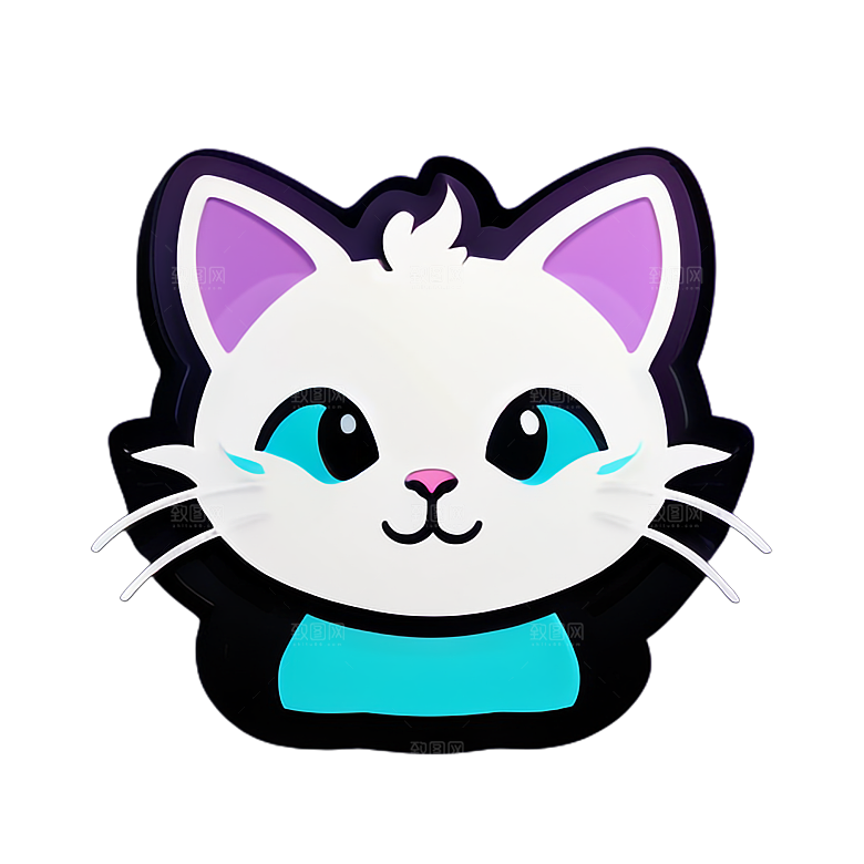 小猫贴画的表达方式