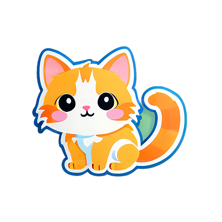 小猫贴画的表达方式