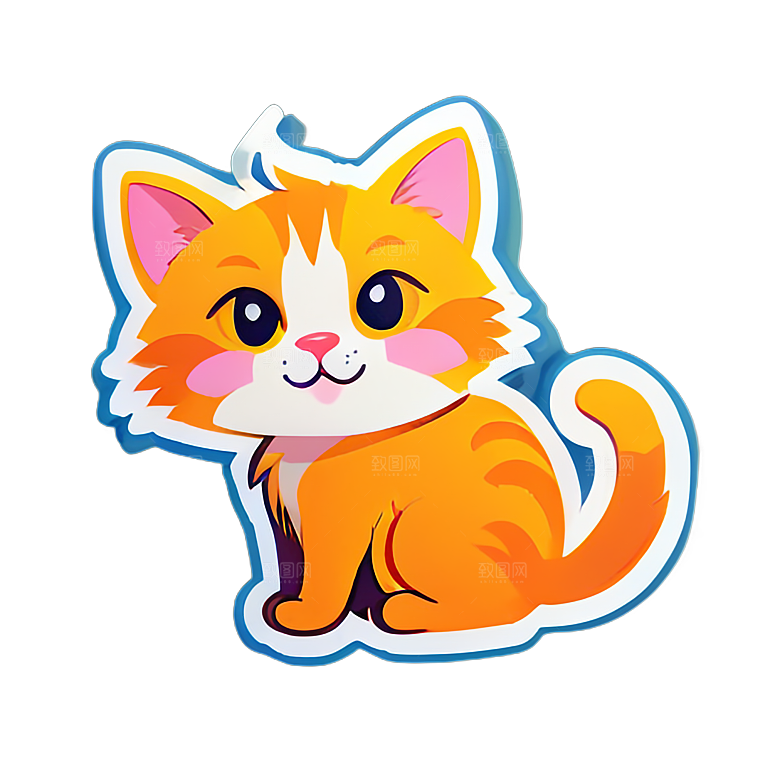 小猫贴画的表达方式