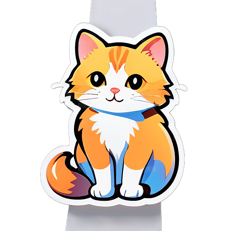 小猫贴画的表达方式