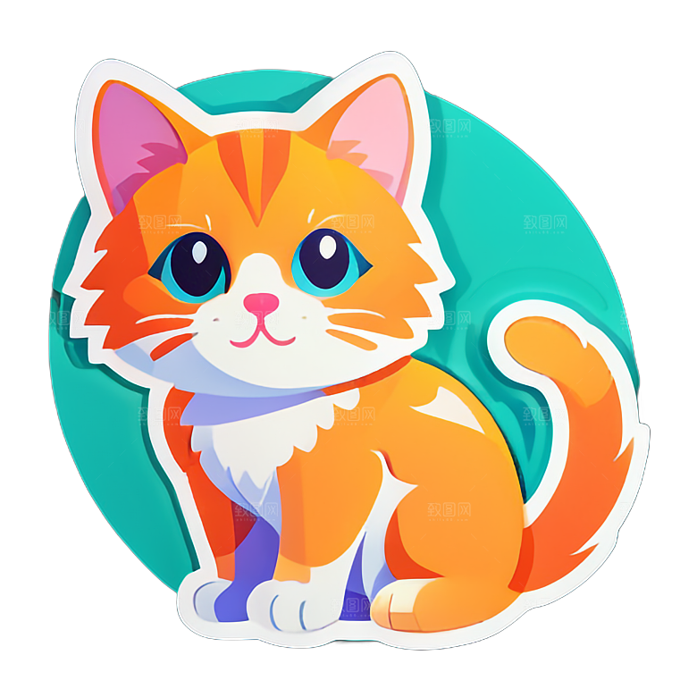 小猫贴画的文化内涵