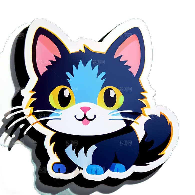 小猫贴画的文化内涵