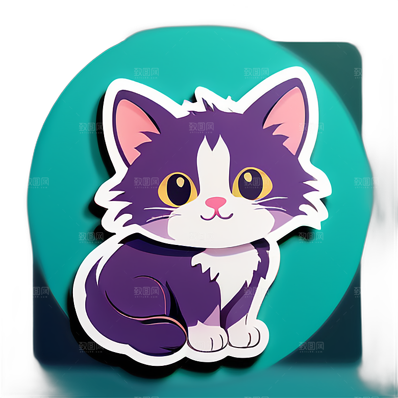 小猫贴画的文化内涵