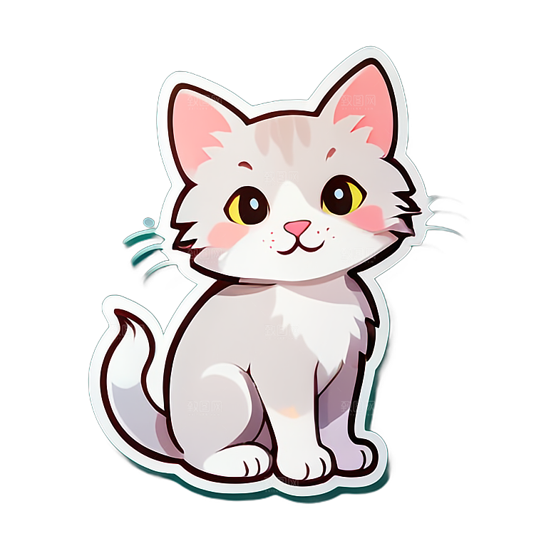 小猫贴画的文化内涵