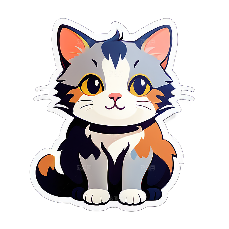 小猫贴画的文化内涵