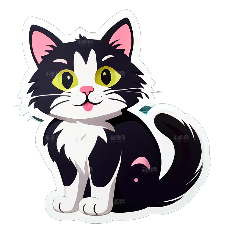 小猫贴画的文化内涵