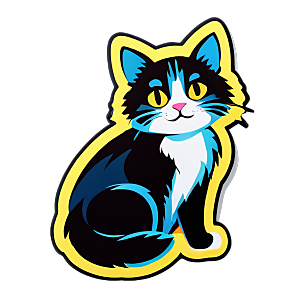 小猫贴画的文化内涵