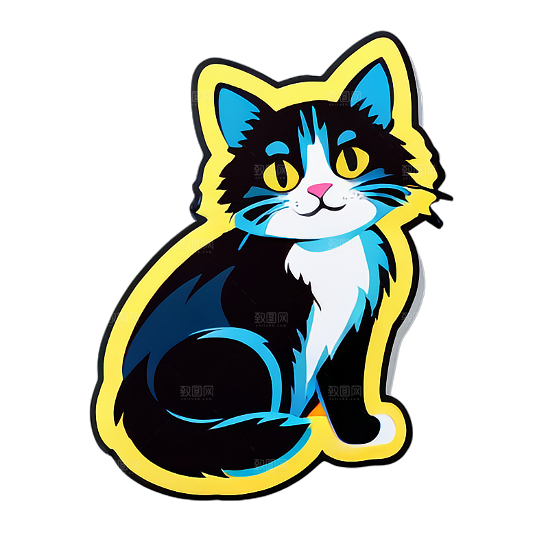 小猫贴画的文化内涵