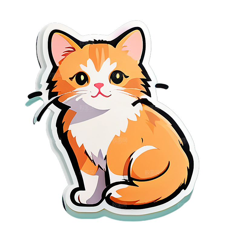 小猫贴画的创意用途