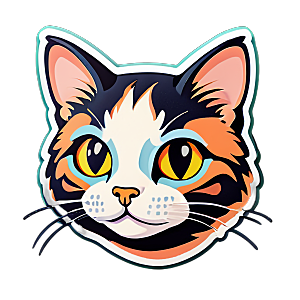 小猫贴画的创意用途