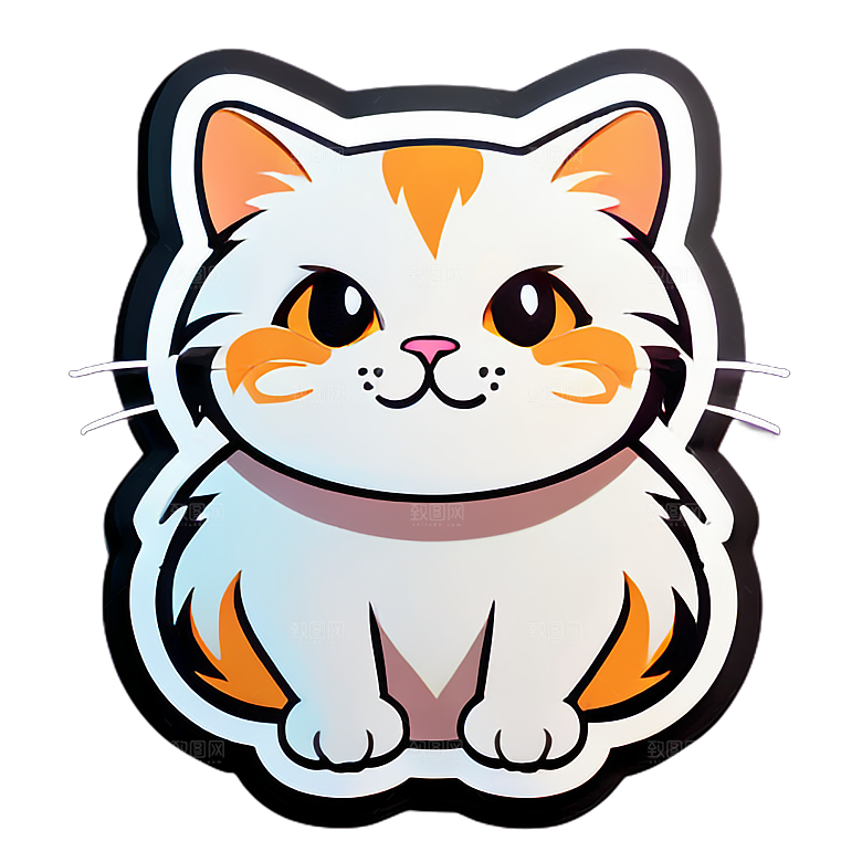小猫贴画的创意用途