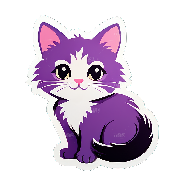 小猫贴画的创意用途