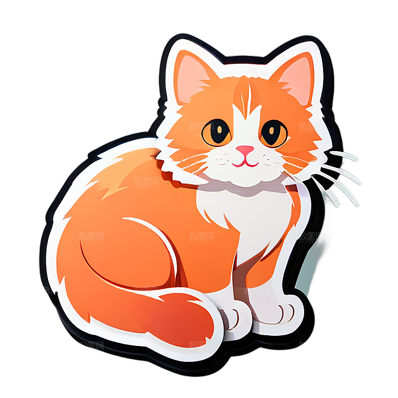 小猫贴画的创意用途