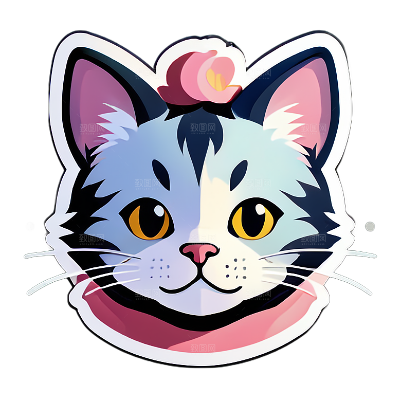 小猫贴画的创意用途