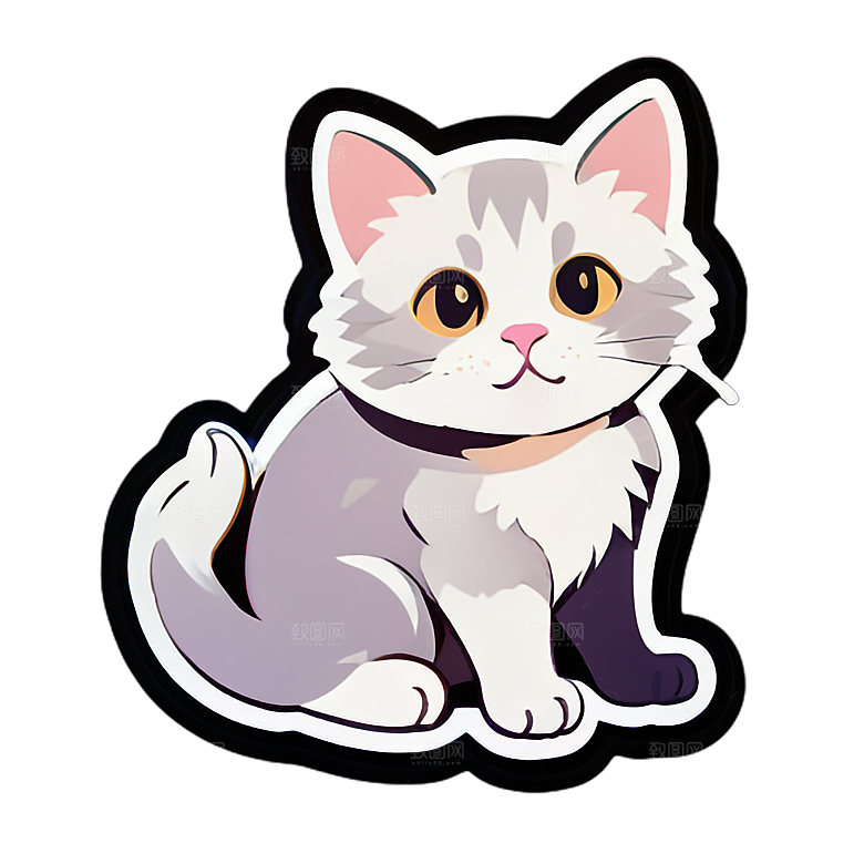 小猫贴画的创意用途