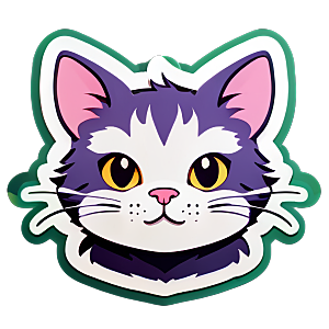 小猫贴画的创意用途